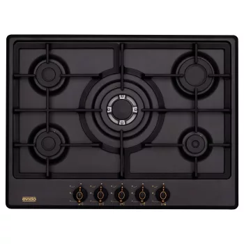EVIDO RUSTIC-H 70A gáz főzőlap, 70 cm,antracit/bronz