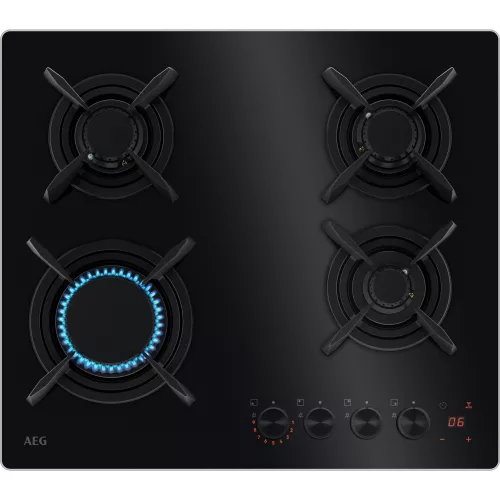 AEG HKB64453NB Beépíthető gázfőzőlap | 60 cm | Fekete