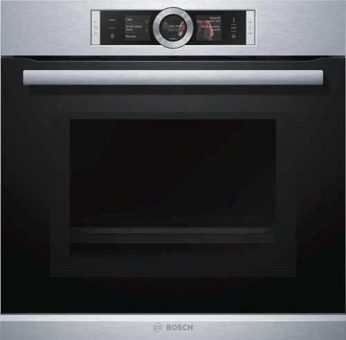 BOSCH HNG6764S1 Serie|8 Beépíthető sütő gőz és mikrohullám funkcióval | TFT | 67l | Pirolitikus | 4D Hotair | Added Steam | PerfectBake | PerfectRoast | Nemesacél