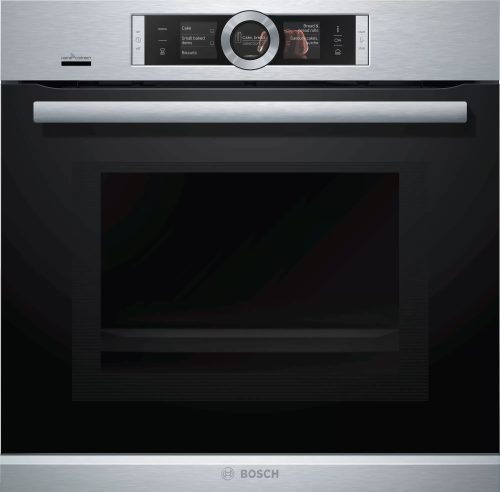 Bosch HNG6764S6 Serie|8 Beépíthető sütő gőz és mikrohullám funkcióval | TFT | 67l | Pirolitikus | 4D Hotair | Added Steam | PerfectBake | PerfectRoast | Wifi | Nemesacél