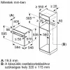   BOSCH HRA534EB0 Serie|4 Beépíthető sütő gőz funkcióval | Fekete