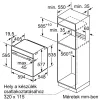   BOSCH HRG7784B1 Serie|8 Beépíthető sütő gőz funkcióval | Fekete