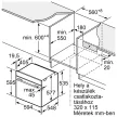 BOSCH HSG636BS1 Serie|8 Beépíthető gőzsütő | Nemesacél