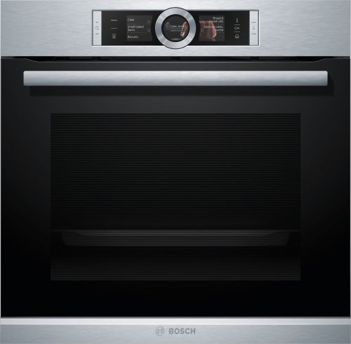 BOSCH HSG636ES1 Serie|8 Beépíthető gőzsütő | TFT | 71l | EcoClean | 4D Hotair | PerfectBake | PerfectRoast | FullSteam | Added Steam | Nemesacél