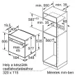 BOSCH HSG7584B1 Serie|8 Beépíthető gőzsütő | Fekete