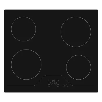 EVIDO VETRO 60CB üvegkerámia főzőlap, 60 cm, fekete