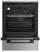 Indesit I5G5PMX HU Kombinált tűzhely | Inox