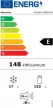 Electrolux IK159SL Beépíthető hűtőszekrény | 140 l | 89 cm magas | 55 cm széles