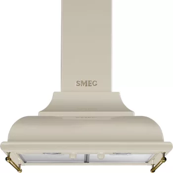   SMEG CORTINA design kürtős fali páraelszívó, 60 cm, bézs