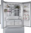 BOSCH KFF96PIEP Serie|8 Szabadonálló többajtós alulfagyasztós hűtőkészülék | NoFrost | Wifi | AirFresh Filter | 402/171 l | 183 cm magas | 90.5 cm széles | Nemesacél
