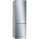 BOSCH KGE39AICA Serie|6 Szabadonálló kombinált alulfagyasztós hűtőszekrény | LowFrost | 249/88 l | 201 cm magas | 60 cm széles | Nemesacél
