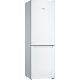 BOSCH KGN36NWEA Serie|2 Szabadonálló kombinált alulfagyasztós hűtőszekrény | NoFrost | MultiAirflow | 215/87 l | 186 cm magas | 60 cm széles | Fehér