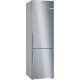 BOSCH KGN39AIAT Serie|6 Szabadonálló kombinált alulfagyasztós hűtőszekrény | NoFrost | MultiAirFlow | 260/103 l | 203 cm magas | 60 cm széles | Szálcsiszolt acél