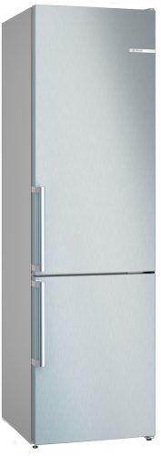 BOSCH KGN39VLCT Serie|4 Szabadonálló kombinált alulfagyasztós hűtőszekrény | NoFrost | MultiAirFlow | 260/103 l | 203 cm magas | 60 cm széles | Nemesacél kinézet