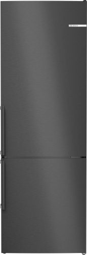 BOSCH KGN49OXBT Serie|6 Szabadonálló kombinált alulfagyasztós hűtőszekrény | NoFrost | PerfectFit | 311/129 l | 203 cm magas | 70 cm széles | Fekete-Inox