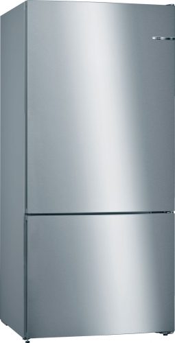 Bosch KGN864IFA Serie|4 Szabadonálló kombinált  alulfagyasztós hűtőszekrény | NoFrost | PerfectFit | 479/152 l | 186  cm magas | 86 cm széles | Nemesacél