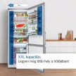 BOSCH KGN86AIDR Serie|6 Szabadonálló kombinált alulfagyasztós hűtőszekrény | Szálcsiszolt acél