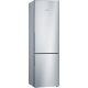 BOSCH KGV39VLEAS Serie|4 Szabadonálló kombinált alulfagyasztós hűtőszekrény | LowFrost | 248/94 l | 201 cm magas | 60 cm széles | Nemesacél kinézet