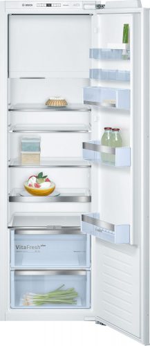 BOSCH KIL82AFF0 Serie|6 Beépíthető hűtőszekrény fagyasztórekesszel | EasyAccess & VarioShelf | 286 l | 177.5 cm magas | 56 cm széles