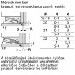BOSCH KIN86ADB0 Serie|6 Beépíthető kombinált alulfagyasztós hűtőszekrény