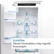 BOSCH KIN96VFD0 Serie|4 Beépíthető kombinált alulfagyasztós hűtőszekrény