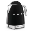   SMEG VÍZFORRALÓ, retro, állítható hőmérséklet, fekete