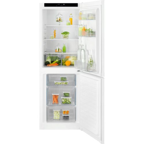 Electrolux KNB175EW1R Szabadonálló kombinált alulfagyasztós hűtőszekrény | 195/110 l | 175 cm magas | 59.5 cm széles | Fehér