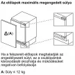 BOSCH KUR21VFE0 Serie|4 Munkapult alá beépíthető hűtőszekrény
