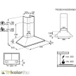 Electrolux LFC316X Beépíthető fali kürtős páraelszívó | 420m3/óra | 60 cm | Inox