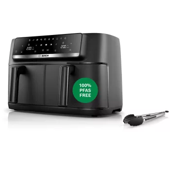 BOSCH MAFD440B7 Serie|4 két fiókos Air Fryer, 9 l, fekete