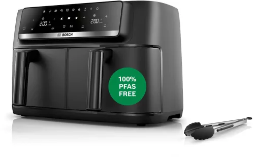 BOSCH MAFD440B7 Serie|4 két fiókos Air Fryer, 9 l, fekete
