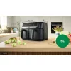 BOSCH MAFD440B7 Serie|4 két fiókos Air Fryer, 9 l, fekete
