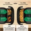 BOSCH MAFD490B7 Serie|4 két zónás Air Fryer, 10 l, fekete
