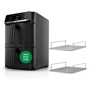   BOSCH MAFD661B4 Serie|6 két fiókos emeletes Air Fryer, 12 l, fekete