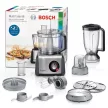 BOSCH MC812M844 Kompakt konyhai robotgép | 1250 W | Fekete/szálcsiszolt acél