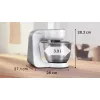   BOSCH MUM58200 Konyhai robotgép | MUM5 | 1000 W | Fehér/ezüst