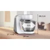   BOSCH MUM58210 Konyhai robotgép | MUM5 | 1000 W | Fehér/ezüst