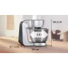   BOSCH MUM58251 Konyhai robotgép | MUM5 | 1000 W | Fehér/ezüst