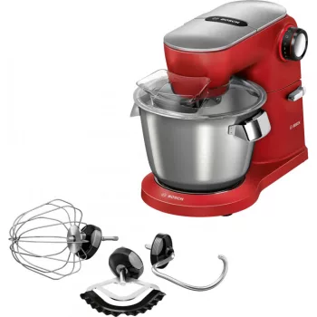   BOSCH MUM9A66R00 Konyhai robotgép | OptiMUM | 1600 W | Piros/ezüst