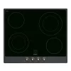   SMEG KERÁMIA FŐZŐLAP, Colonial design, 60 cm, 4 főzőzóna, antracit