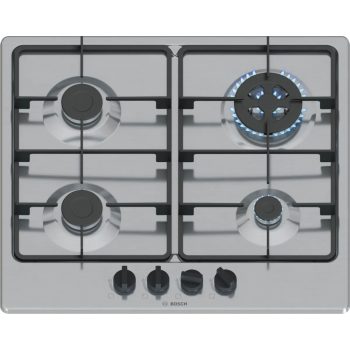   BOSCH PGH6B5K60 Serie|4 Beépíthető gázfőzőlap | 60 cm | Nemesacél