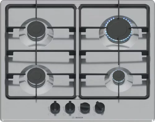 BOSCH PGP6B5K60 Serie|4 Beépíthető gázfőzőlap | 60 cm | nemesacél
