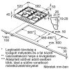   BOSCH PGP6B5K60 Serie|4 Beépíthető gázfőzőlap | 60 cm | nemesacél