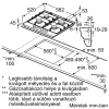   BOSCH PGP6B5K60 Serie|4 Beépíthető gázfőzőlap | 60 cm | nemesacél