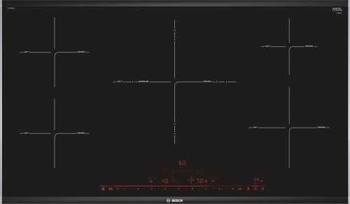 BOSCH PIV975DC1E Serie|8 Beépíthető indukciós főzőlap | DirectSelect Premium | PowerBoost | PerfectFry | Komfort Profil | 90 cm | Fekete