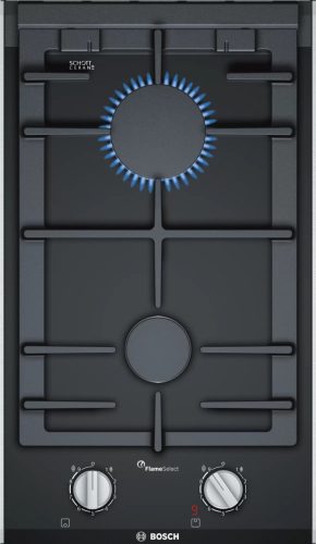BOSCH PRB3A6D70 Serie|8 Beépíthető domino gázfőzőlap | FlameSelect | Extended FlexZone | 30 cm | Fekete