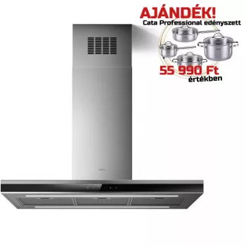   ELICA - Páraelszívó ADÉLE IS @ IXBL/A/90 - Inox + CATA PROFESSIONAL edényszett