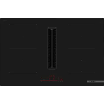   BOSCH PVQ811H26E Serie|6 Beépíthető indukciós főzőlapbeépített elszívóval | 80cm | Fekete