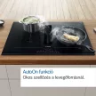 BOSCH PVQ811H26E Serie|6 Beépíthető indukciós főzőlapbeépített elszívóval | 80cm | Fekete