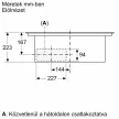 BOSCH PVS611B16E Serie|4 Beépíthető indukciós főzőlapbeépített elszívóval | Fekete